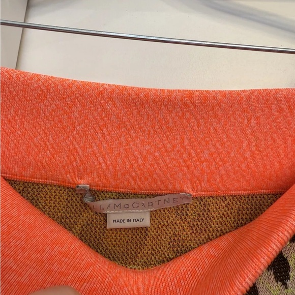 STELLA MCCARTNEY NEON ORANGE PINK LEOPARD SET SIZE 44 RETAIL $1900 MOHAIR  RARE - Picture 10 of 12